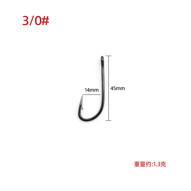 Ultra-Sharp High-Strength Carbon Steel Dry Fly Bare Hooks Streamer Hooks for Fishing