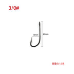 Ultra-Sharp High-Strength Carbon Steel Dry Fly Bare Hooks Streamer Hooks for Fishing