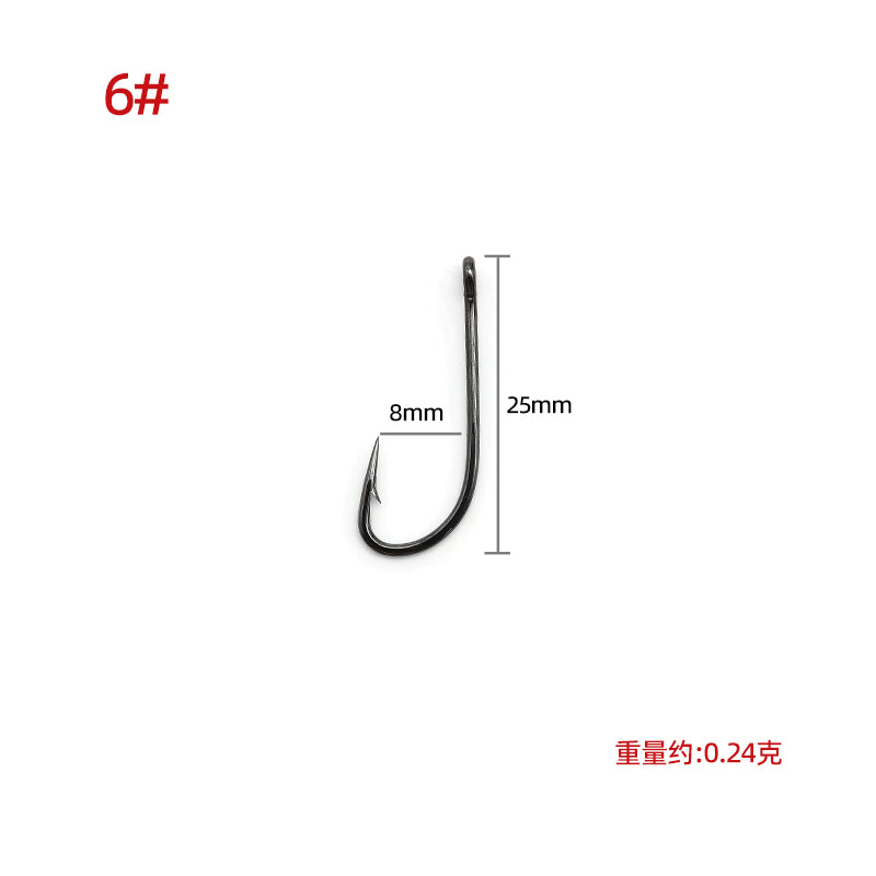 Ultra-Sharp High-Strength Carbon Steel Dry Fly Bare Hooks Streamer Hooks for Fishing