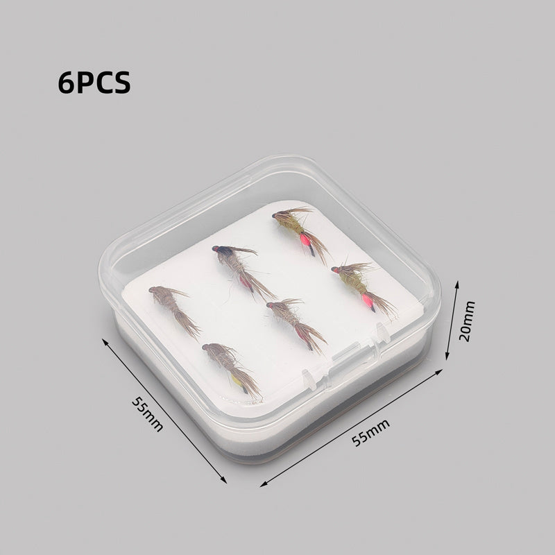 Luminous Nymph Fly Fishing Lures Hand-Tied Fly Tying Hook