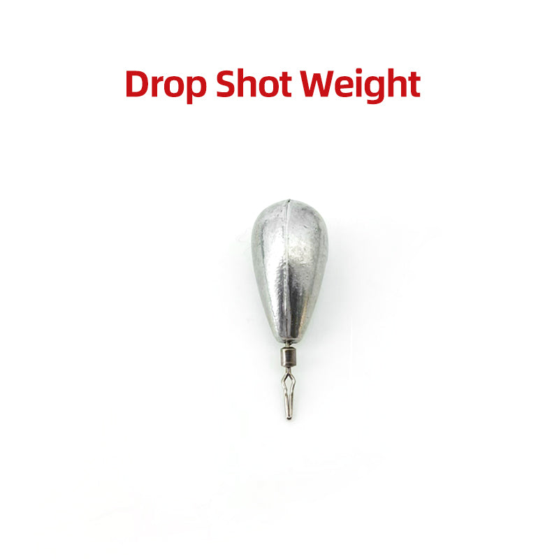 Teardrop-Shaped Drop Shot Weight/ Free Sliding Weight