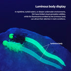 Squirmy Worm Fly Luminous Soft-Bait Trout Lure Fly Fishing Lure