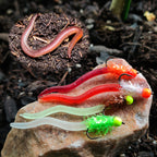 Squirmy Worm Fly Luminous Soft-Bait Trout Lure Fly Fishing Lure