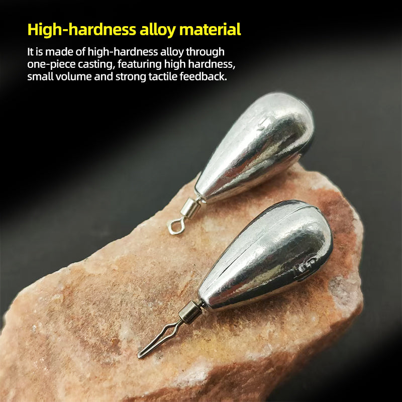 Teardrop-Shaped Drop Shot Weight/ Free Sliding Weight
