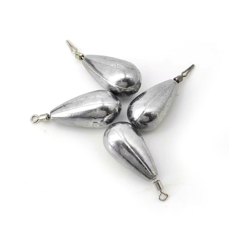 Teardrop-Shaped Drop Shot Weight/ Free Sliding Weight