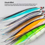 Multi-Color Big Red-Eyed Simulated Baitfish Streamer Fly
