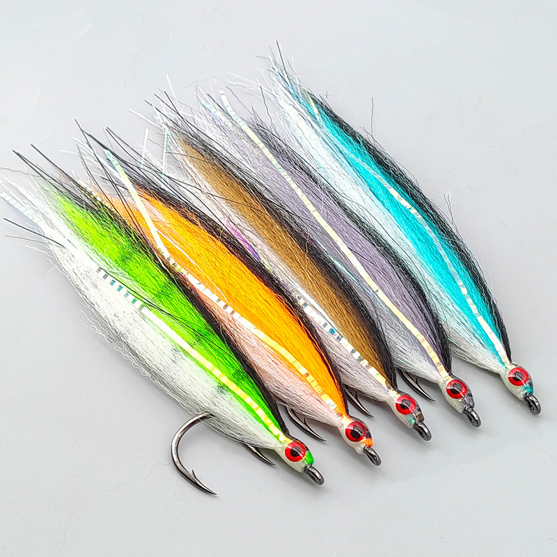 Line Streamer Multi-Color Big Red-Eyed Simulated Baitfish Streamer Fly – wifreo