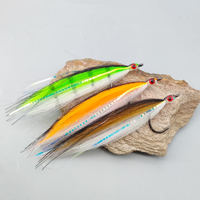 Multi-Color Big Red-Eyed Simulated Baitfish Streamer Fly