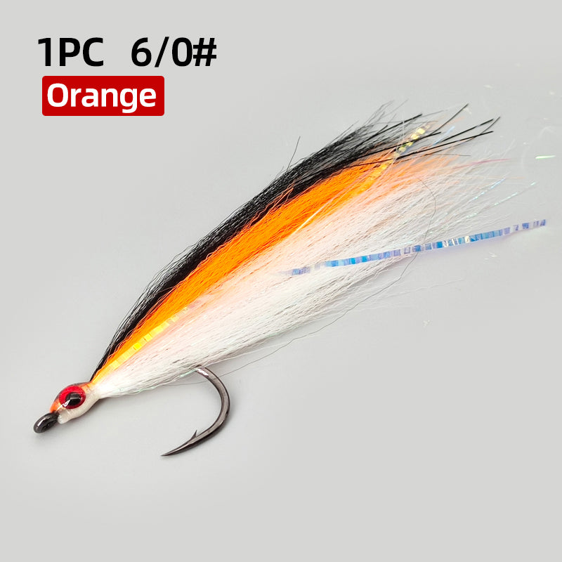 Multi-Color Big Red-Eyed Simulated Baitfish Streamer Fly