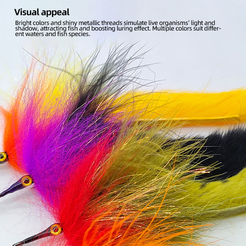Big-Eyed Artificial Baitfish Streamer Fly Fishing Tackle Lure Fly Fishing Flies