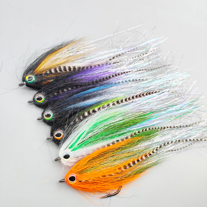 Multi-Color Big-Eyed Simulated Baitfish Streamer Fly Fishing Tackle Lure Fly Fishing Flies