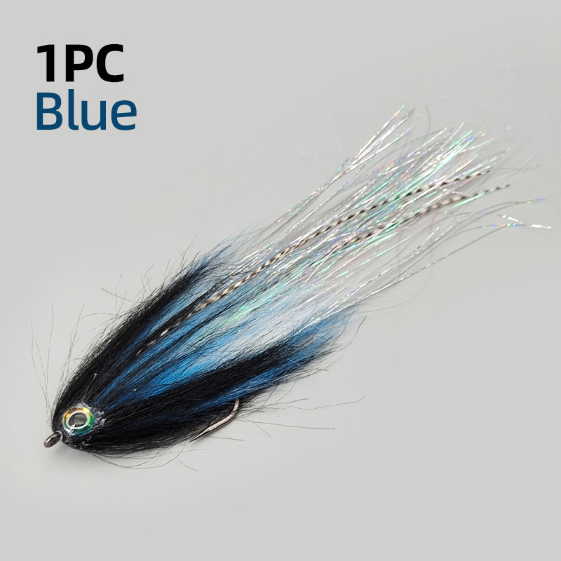 Multi-Color Big-Eyed Simulated Baitfish Streamer Fly Fishing Tackle Lure Fly Fishing Flies
