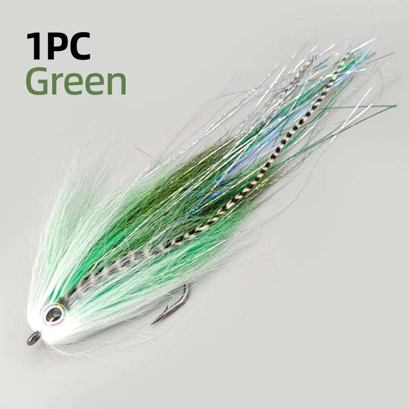 Multi-Color Big-Eyed Simulated Baitfish Streamer Fly Fishing Tackle Lure Fly Fishing Flies