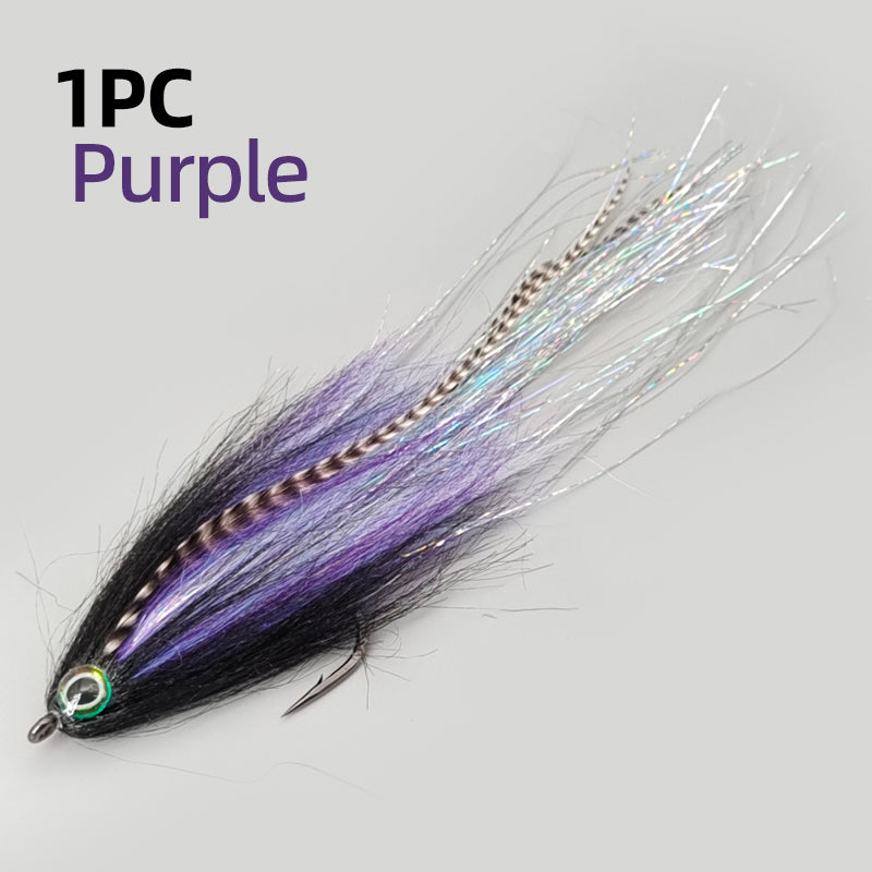 Multi-Color Big-Eyed Simulated Baitfish Streamer Fly Fishing Tackle Lure Fly Fishing Flies