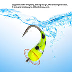 Fly Fishing Brass Bead Head Nymph Scud Bug Ice Fishing Worm Fly Caddis Larvae Insect Baits Trout Bass Fishing Lures