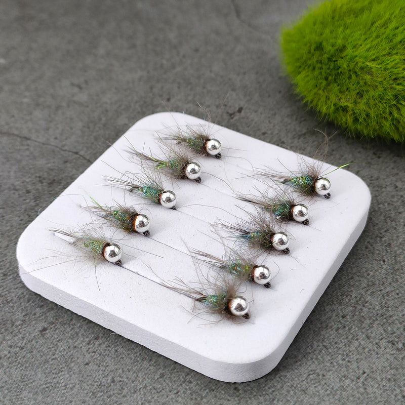 Tungsten Bead Head Wet Nymph Fast Sinking Fly Trout Fishing Lures 16# River Lake