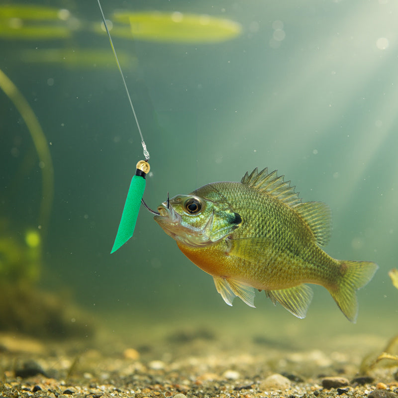 Hand-tied  Bait Fly Fishing Lure-Copper-headed Foam Nymph for Saltwater Fishing Bream & Bass