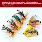 Colorful Wet Fly Tying Hook Fly Fishing Lure with Durable Flies