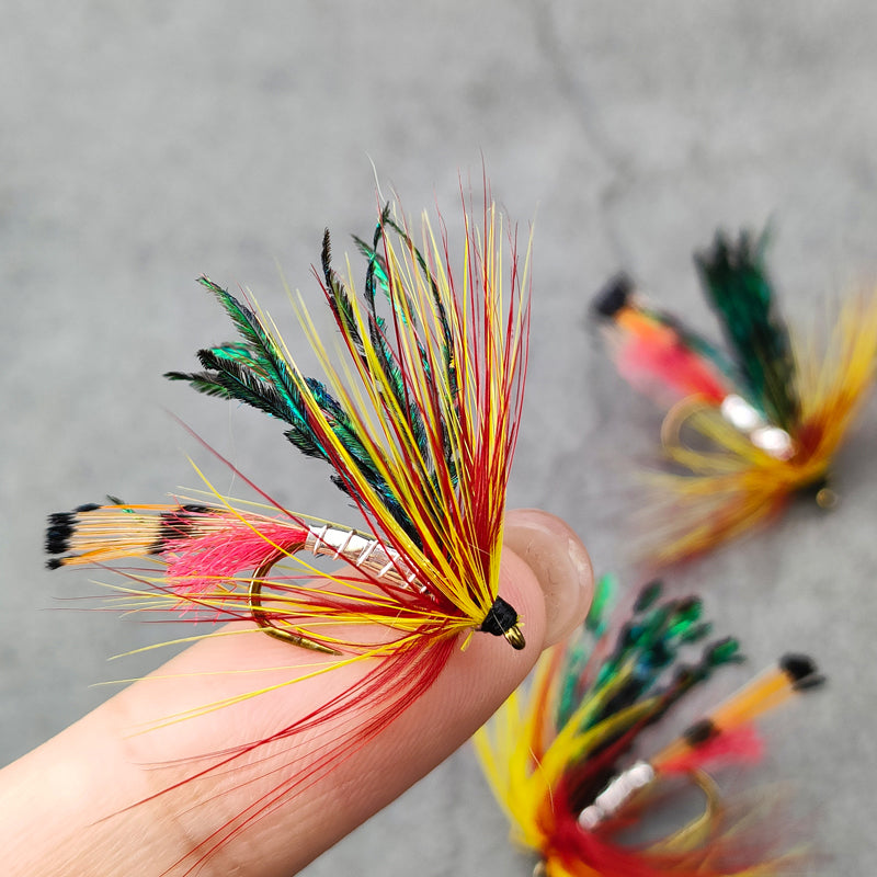 Colorful Wet Fly Tying Hook Fly Fishing Lure with Durable Flies