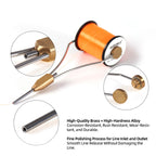 Brass handle Bobbin Holder with Smooth Line Release