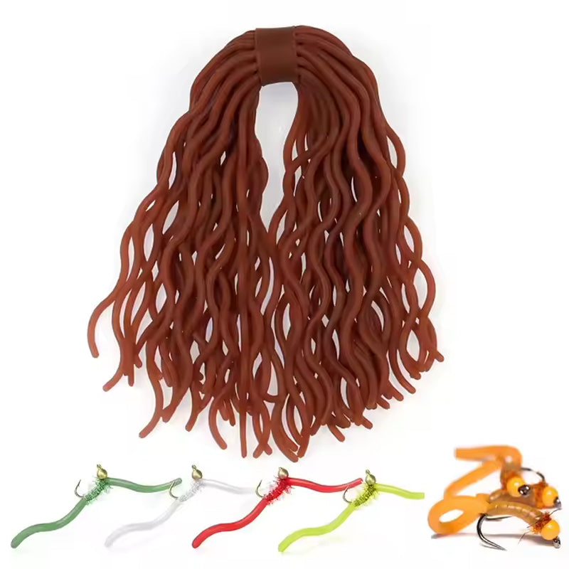 Fly Tying Materials Squirmy Wormy San Juan Worm Tie The Body of The Worm Trout Bait