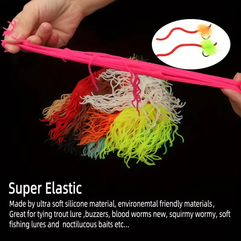 Fly Tying Materials Squirmy Wormy San Juan Worm Tie The Body of The Worm Trout Bait