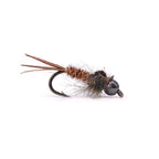 Copper-headed Pheasant Tail Nymph Fast Sinking Lifelike Wet Nymph Fly for Trout Fishing Lures Baits