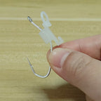 Luminous Live Shrimp Hook - Special Spring Shrimp Back Hook for Floating Shrimp Rig