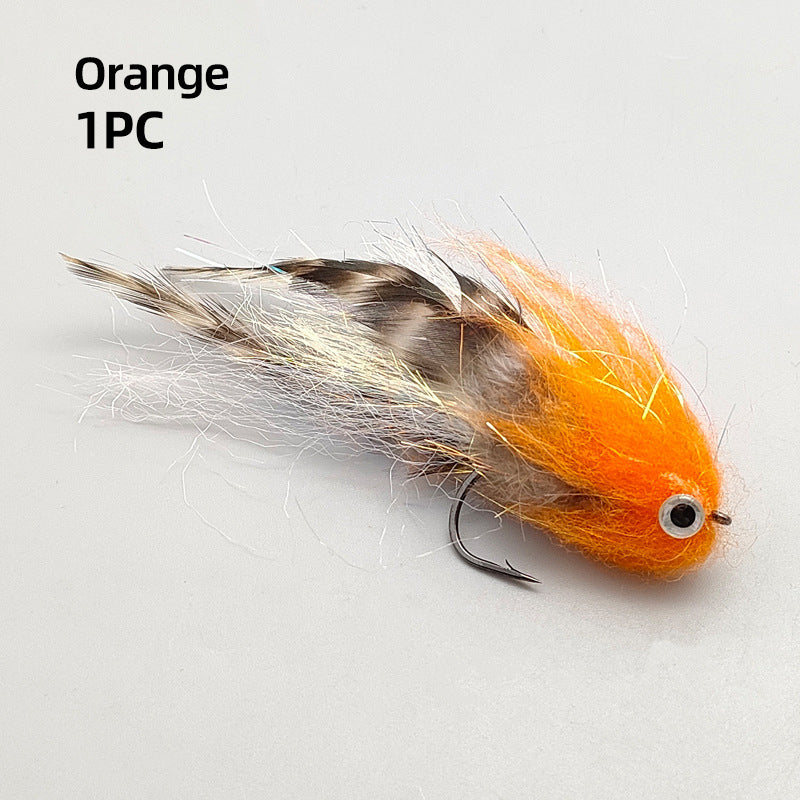 Big-Eyed Artificial Baitfish Streamer Fly Fishing Tackle Lure