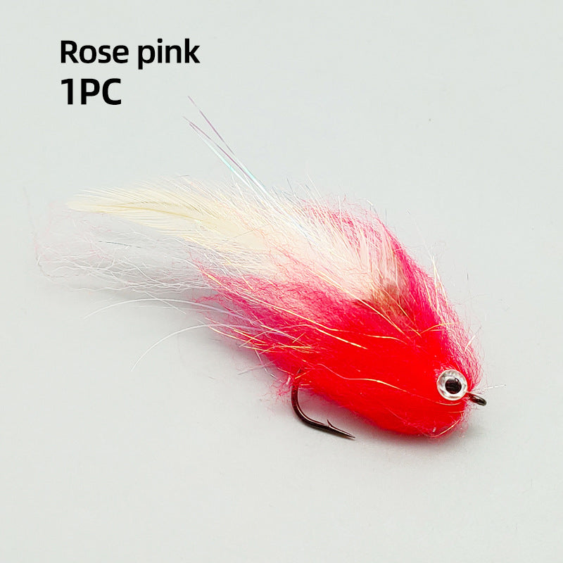 Big-Eyed Artificial Baitfish Streamer Fly Fishing Tackle Lure