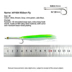 Long-Shank 3D Big-Eye Baitfish Streamer Fly Fishing Lures