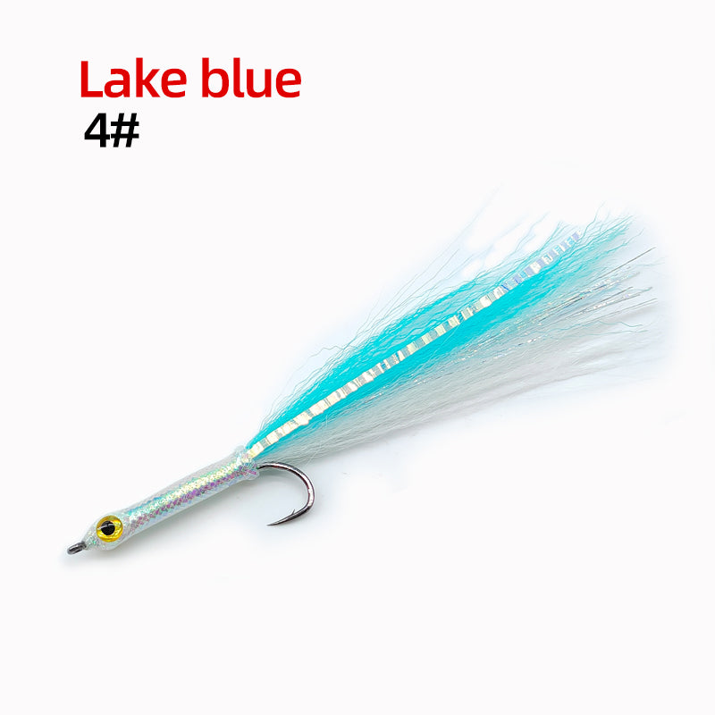 Long-Shank 3D Big-Eye Baitfish Streamer Fly Fishing Lures