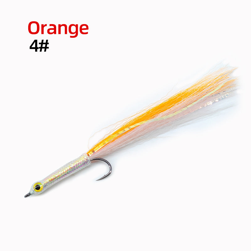 Long-Shank 3D Big-Eye Baitfish Streamer Fly Fishing Lures