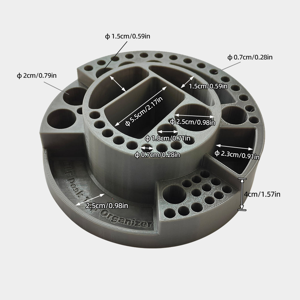 Table Organizer Fly Tying Station Accessory Tool for Fly Tying Storage Box