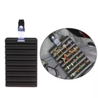 Fly Fishing Ripple Foam Fly Patch, Fly and Hook Storage EVA Foam Hanger with Clip