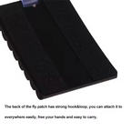 Fly Fishing Ripple Foam Fly Patch, Fly and Hook Storage EVA Foam Hanger with Clip