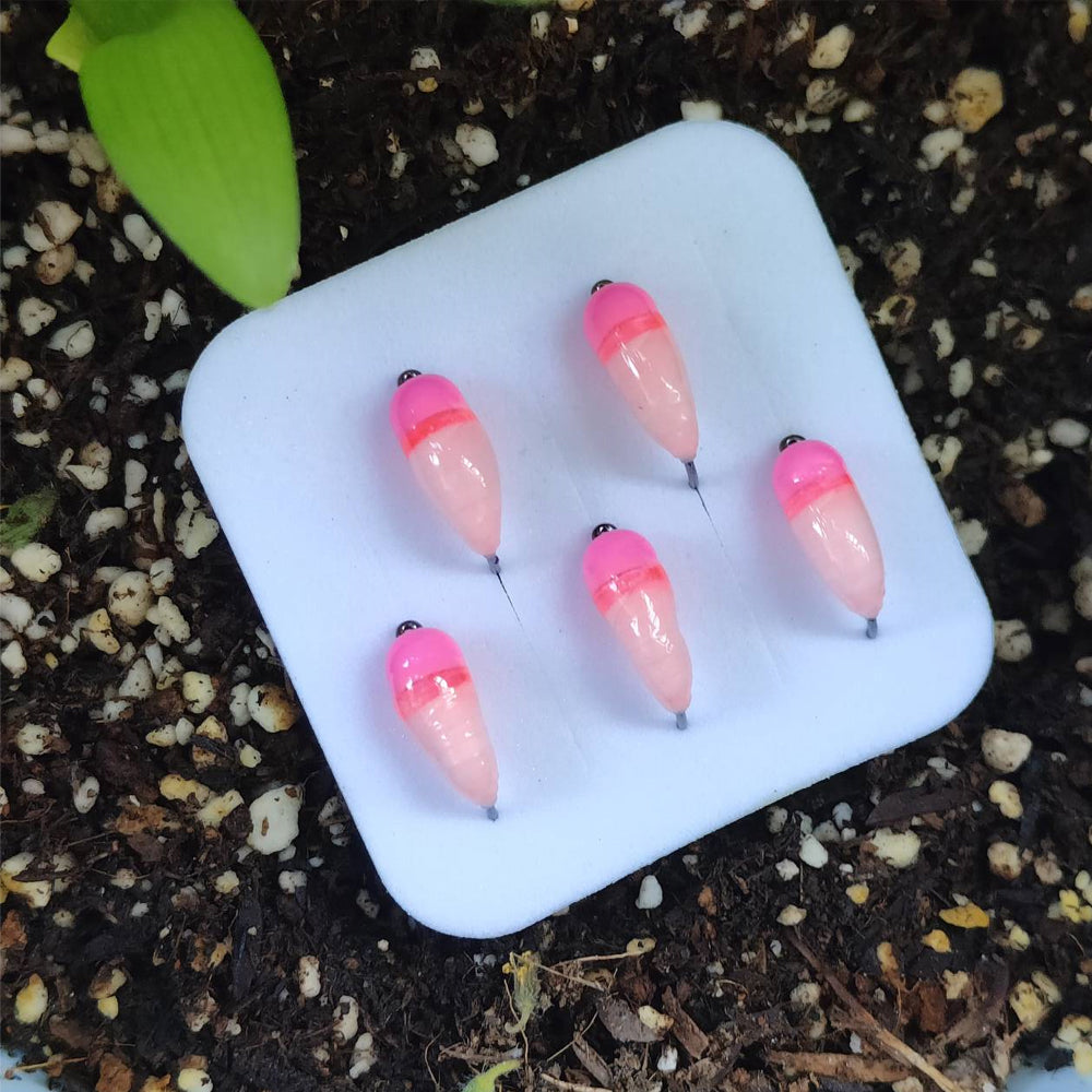 Large Brass Beaded Nymph with Hairy-Legged Flying Caddis Larvae for Ice Fishing Trout & Bluegill Flying Insect Lures Accessory