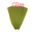 Faux Bucktail Material fly Tying Material tapered Synthetic Fiber
