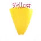Faux Bucktail Material fly Tying Material tapered Synthetic Fiber