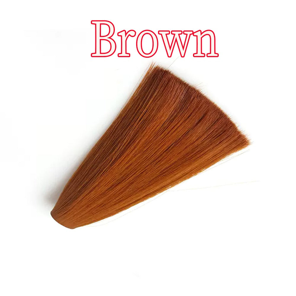 Faux Bucktail Material fly Tying Material tapered Synthetic Fiber