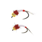 Brass Bead Head Wet Nymph Barbless Fly Tying Hook Midge Nymph