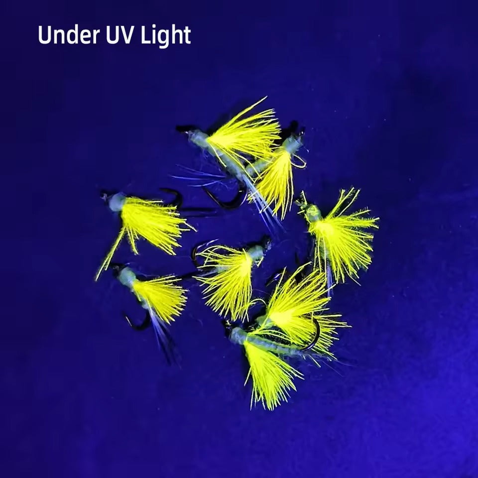 Cdc Wing Mayfly Barbed Fly Tying Hook Dry Fly Artificial Insect Bait