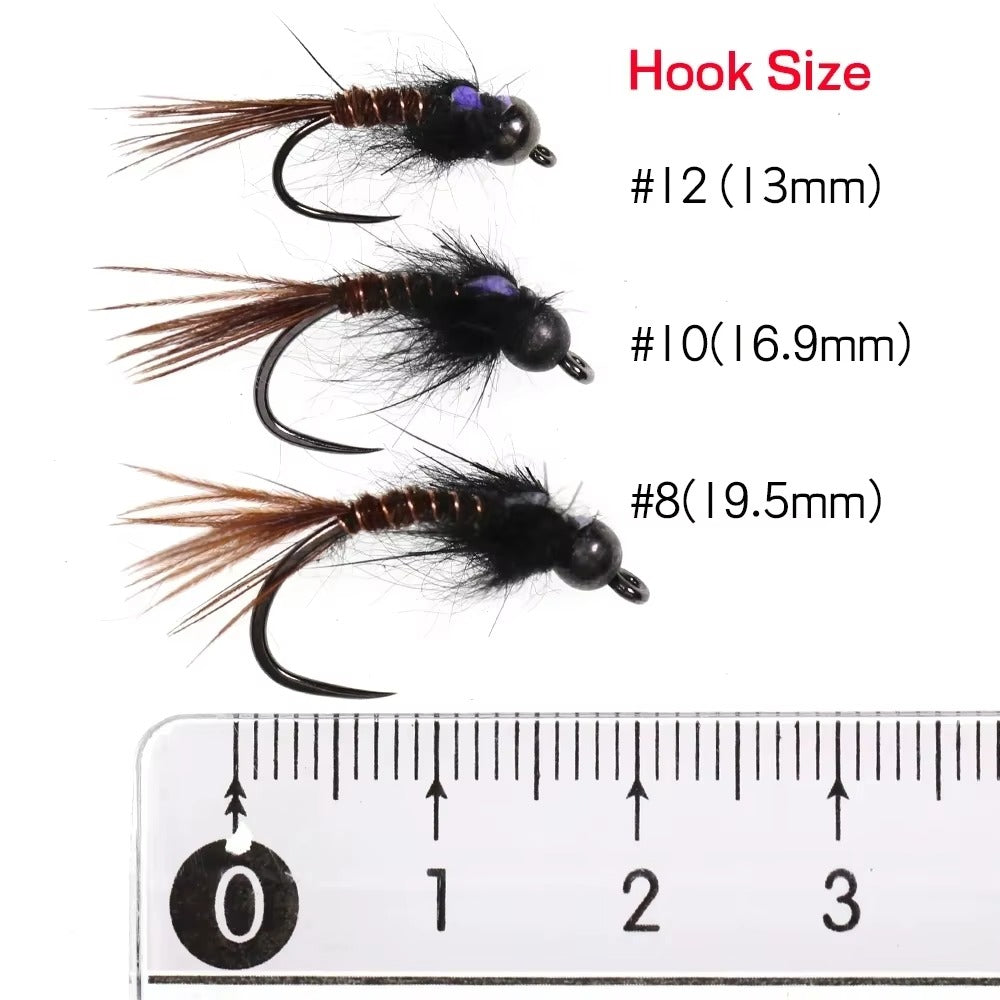 Tungsten Bead Head Fishing Fly nymph Fly jig Hook