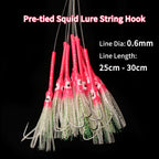 Pre-tied Long Mouth Squid Skirts Rigs