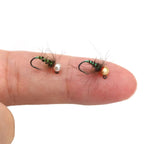 Tungsten Beadhead Cdc Jig Nymph Fly Wet Euro Nymph Barbless Jig Hook