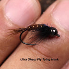 Tungsten Bead Head Fishing Fly nymph Fly jig Hook