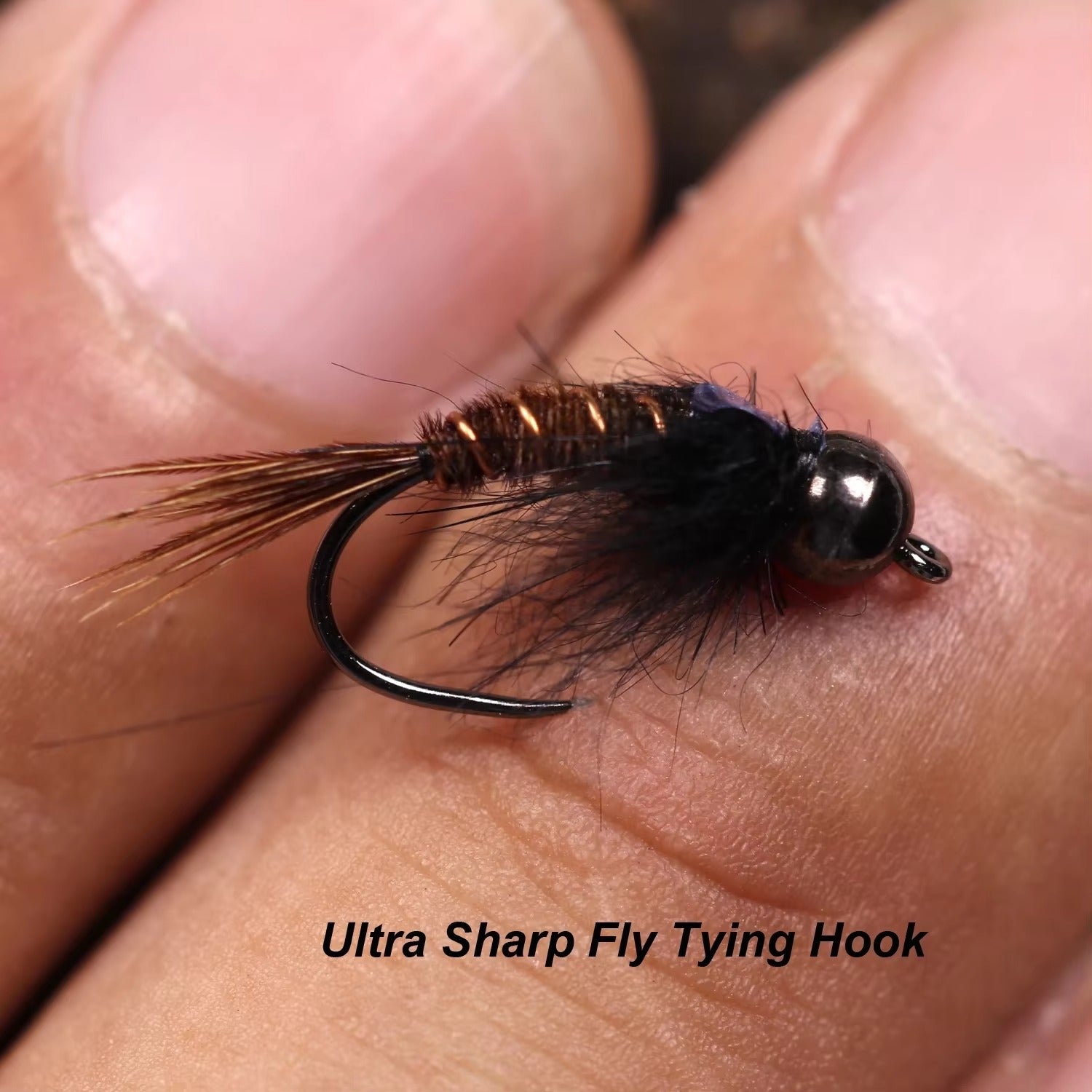 Tungsten Bead Head Fishing Fly nymph Fly jig Hook