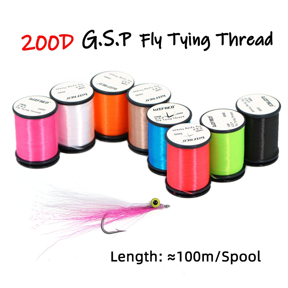Fishing 200 Denier G.s.p Fly Tying Polyethylene Thread