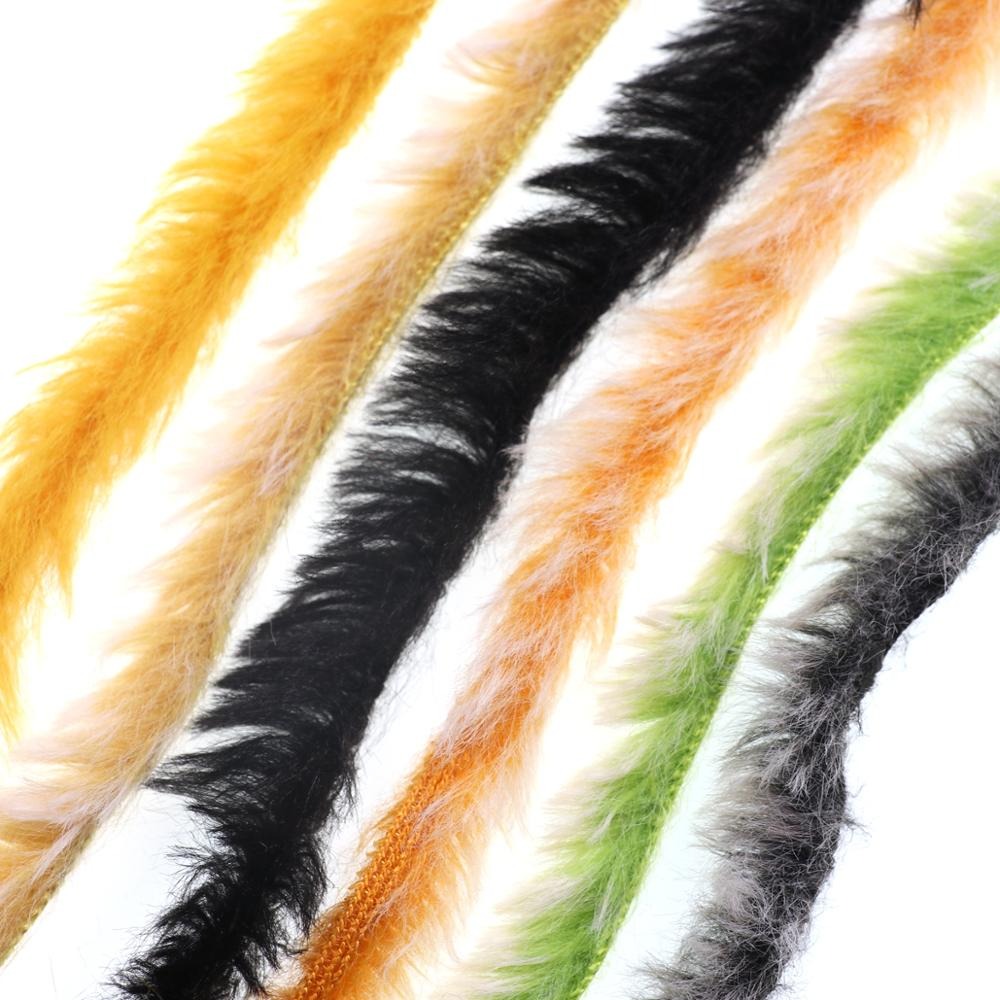 Faux Rabbit Strip Zonker Strip For Fishing Flies Making Jigs Mice Zonker Fly Tigging Material