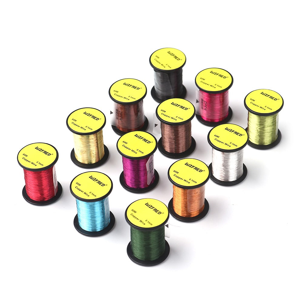 0.1mm 60m Ultra-Fine Copper Wire for Fly Tying Thread